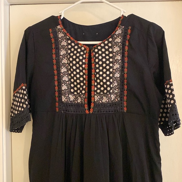 DRA Los Angeles Swedish Dot Maxi Dress - Picture 1 of 4